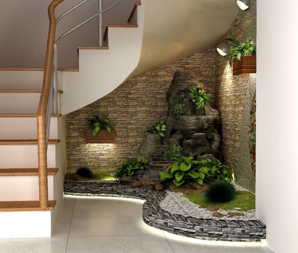 Tiểu cảnh gầm cầu thang
